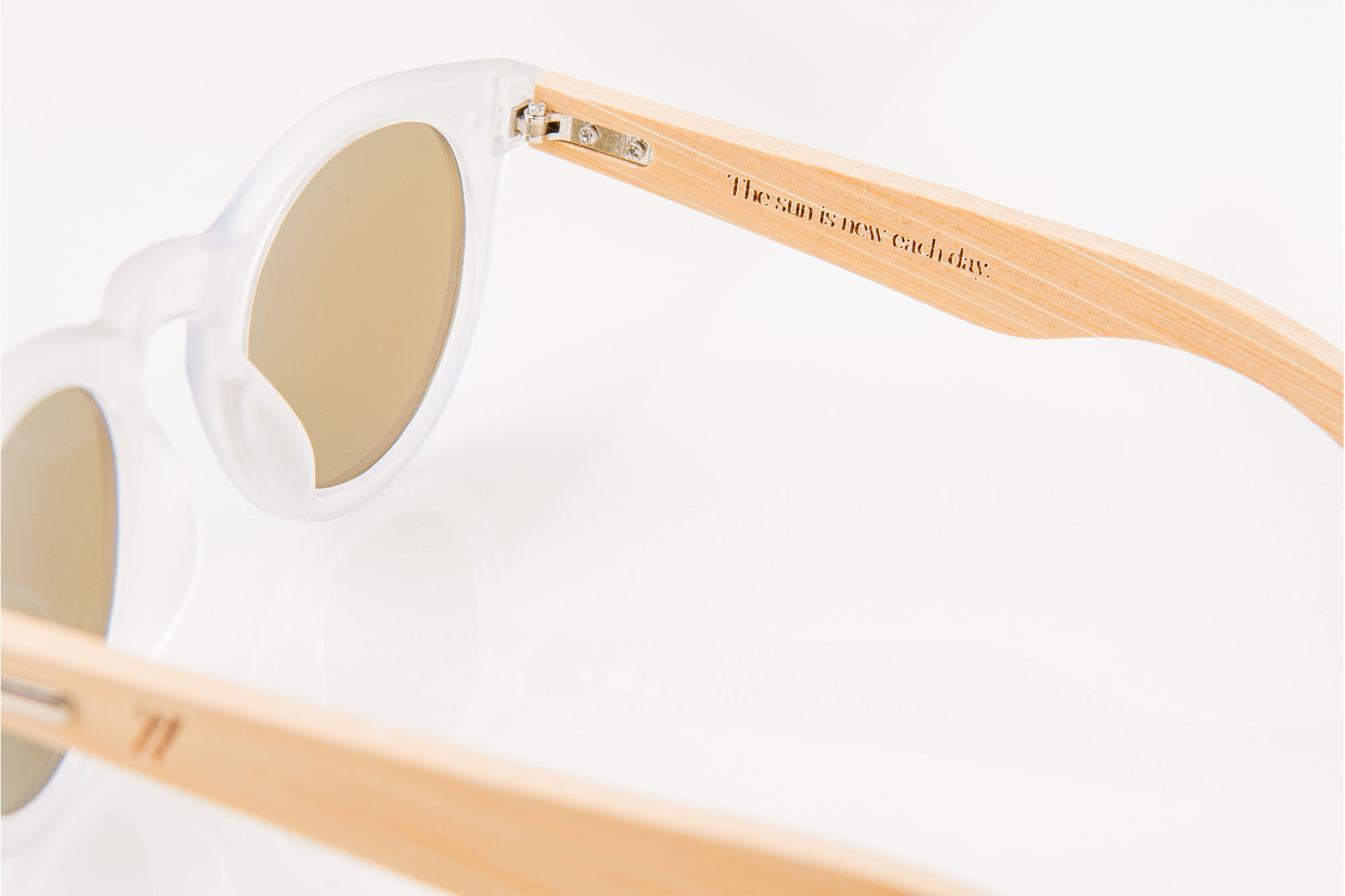 Amevie bamboo sunglasses - Del Mar