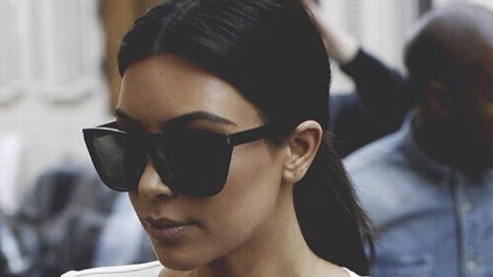 Kim Kardashian and sunglasses