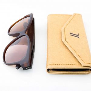 Inspired by the extravagance of Monaco, these sunglasses are made for women that are fashion forward. Black bamboo arms, PC black frame and polarized dark grey lenses.